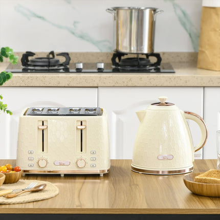 Kettle and toaster set - 1.7 l, 4 slices, 7 browning levels