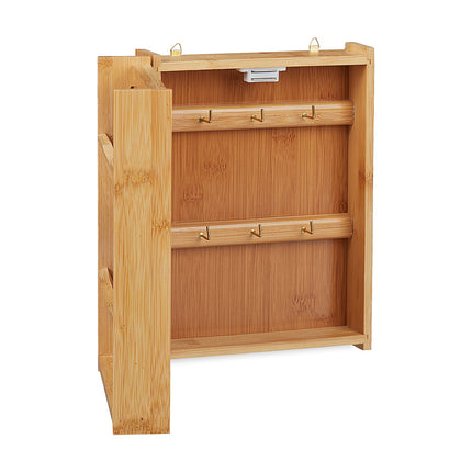 Key cabinet in bamboo