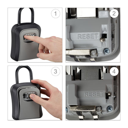 Key cabinet with four-digit code lock