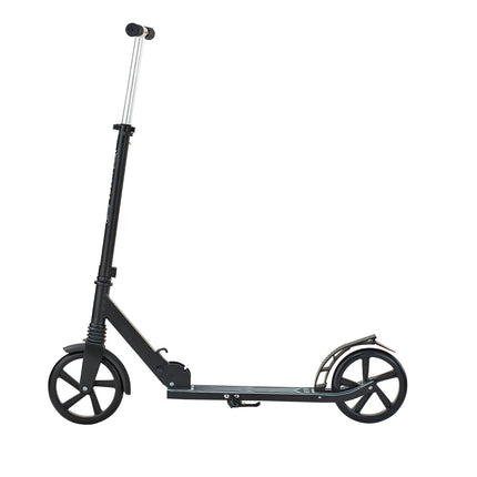 Kick Scooter, 2-Wheel, Adjustable, Foldable, 8-Inch Wheels