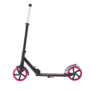 Kick Scooter, Adjustable Handlebar, Foldable, Pink