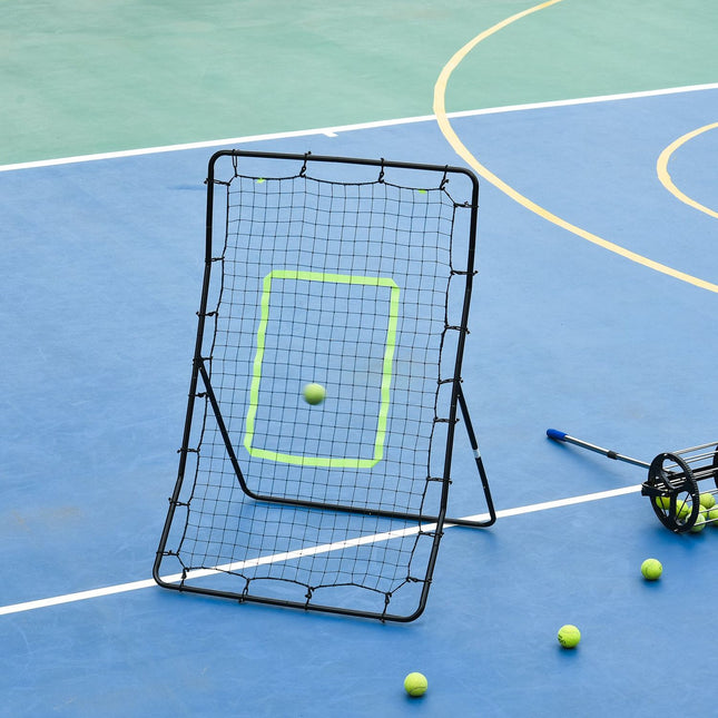 Football Rebound Wall – Steel & PE, 75x126cm training aid