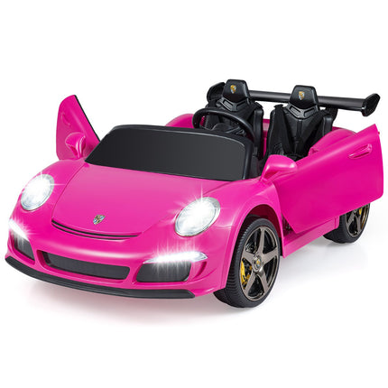 Kids 12V Electric Ride-On Car, Remote Control, Pink