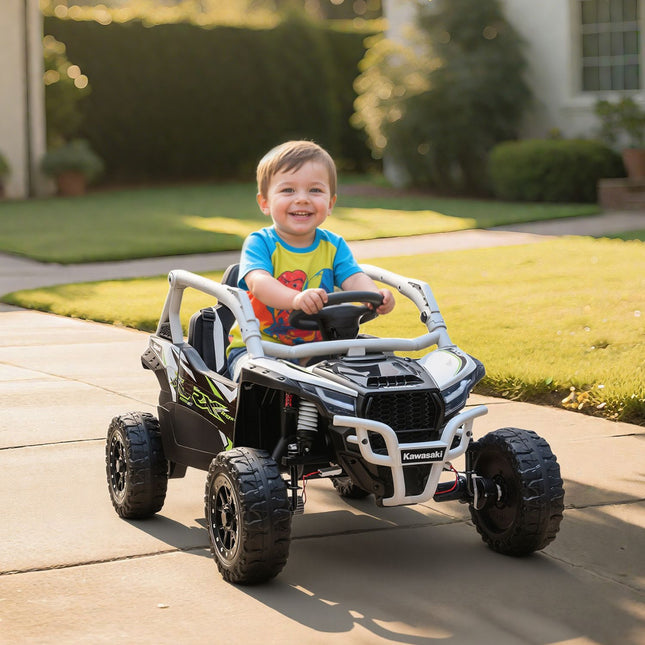 Kids 12V Electric Ride-On Car with Remote, Gray