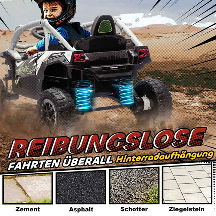 Kids 12V Electric Ride-On Car with Remote, Gray