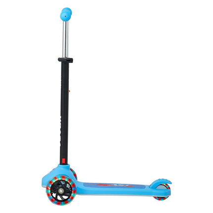 Kids 3-Wheel Kick Scooter, Light-Up Wheels, Adjustable Bar