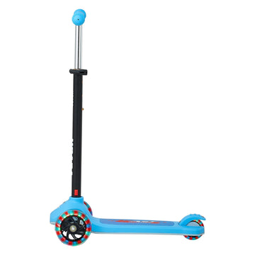 Kids 3-Wheel Kick Scooter, Light-Up Wheels, Adjustable Bar