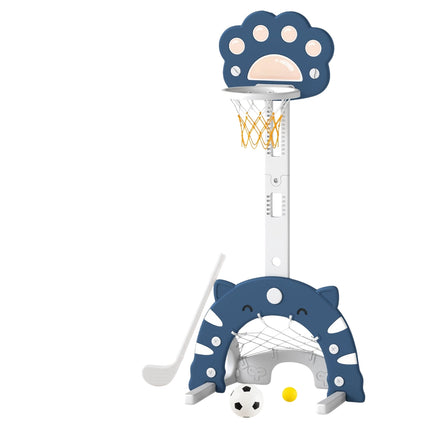 Kids 3-in-1 Sports Center, Adjustable Basketball Hoop