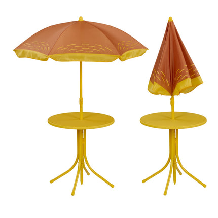 Kids' 4-Piece Camping Furniture Set with Parasol