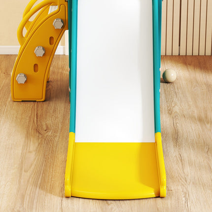 Kids' 5-in-1 Slide Set with Telescope & Basketball Hoop