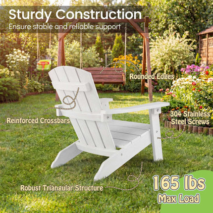 Kids Adirondack Chair – All-Weather HIPS, High Back