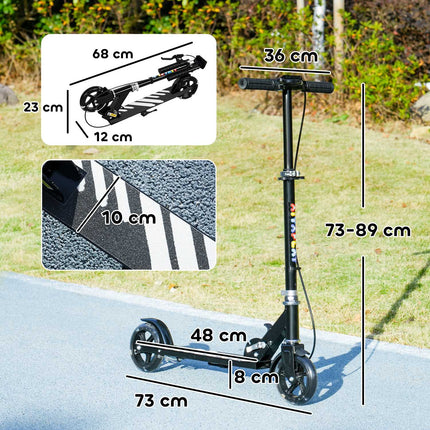 Kids' Adjustable Scooter, Ages 3-8, 50kg Capacity
