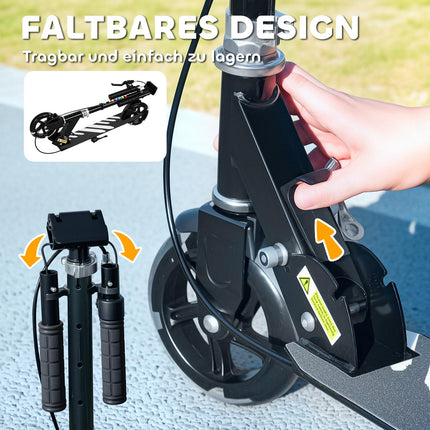 Kids' Adjustable Scooter, Ages 3-8, 50kg Capacity