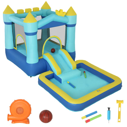 Kids Bounce House with Slide, Pool & Water Guns