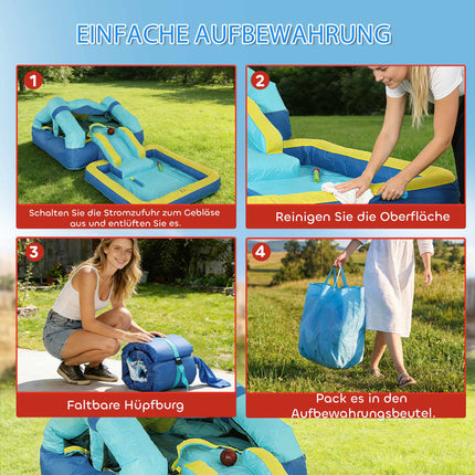 Kids Bounce House with Slide, Pool & Water Guns