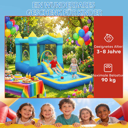Kids Bounce House with Slide, Pool & Water Guns