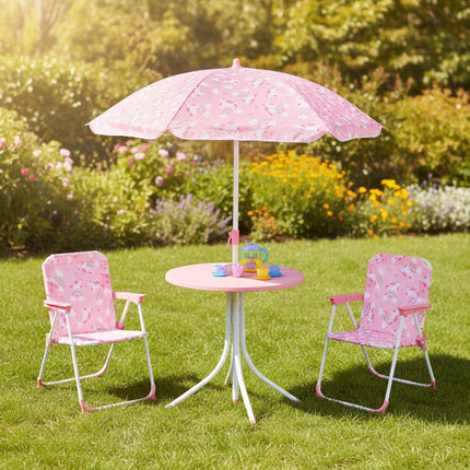 Kids' Camping Set with Adjustable Parasol