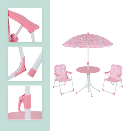 Kids' Camping Set with Adjustable Parasol