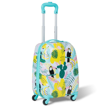 Kids Carry-On Luggage Set, 16in Suitcase, 12in Backpack