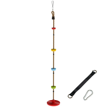 Kids Climbing Rope Set with Swing and Foot Holds
