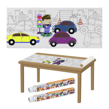 Kids Colouring Paper Rolls – XXL Pictures, Tear-Off Sheets