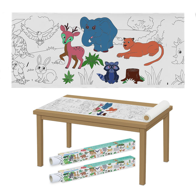 Kids Colouring Paper Rolls – XXL Size, Tearable Sheets