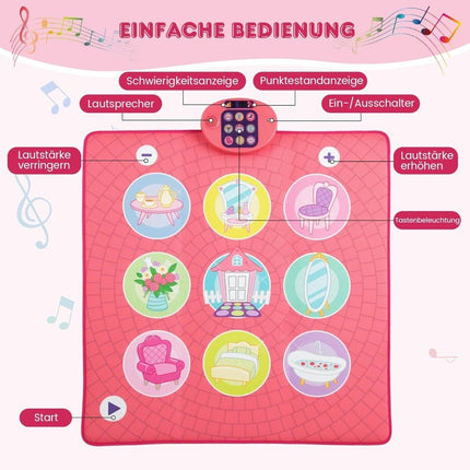 Kids Dance Mat with 5 Modes & 9 Piano Sounds