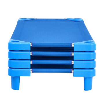 Kids Daycare Nap Cots, 4-Pack, Stackable, 52 x 23