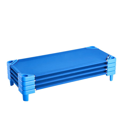 Kids Daycare Nap Cots, 4-Pack, Stackable, 52 x 23