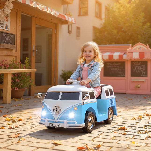 Kids Electric Car, 12V, Dual Motor, MP3, Blue, 89x49x41.5 cm