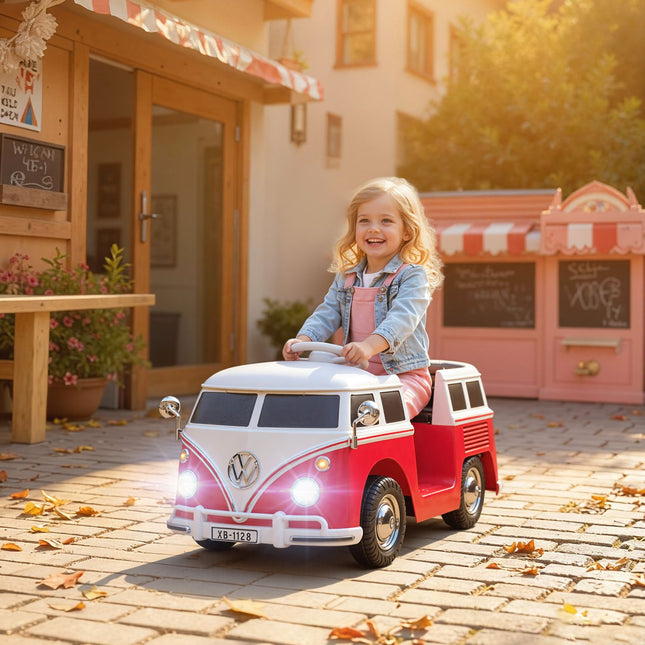 Kids Electric Car, 12V, Dual Motor, MP3, Red, 89x49x41.5 cm