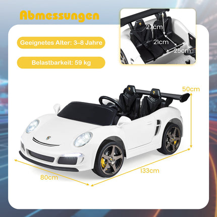 Kids Electric Car 12V, Remote Control, LED Lights, 4WD