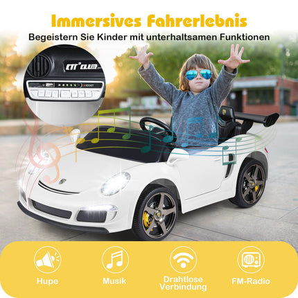Kids Electric Car 12V, Remote Control, LED Lights, 4WD