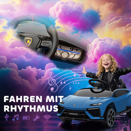 Kids Electric Car 12V with Remote, 2 Motors, Blue