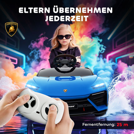 Kids Electric Car 12V with Remote, 2 Motors, Blue