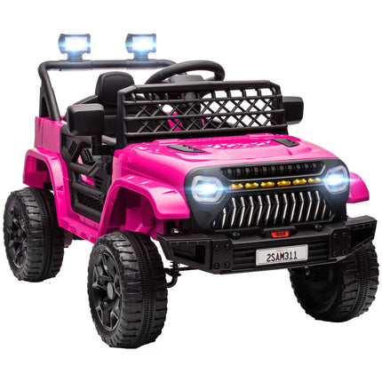 Kids Electric Car 12V with Remote, Pink, Ages 3-8