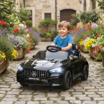 Kids Electric Car, Mercedes Design, 12V, Remote, Black