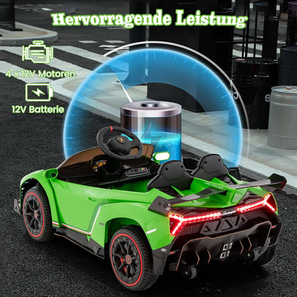 Kids Electric Lamborghini Car with Remote & LED Lights