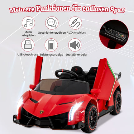 Kids Electric Lamborghini Car with Remote & LED Lights