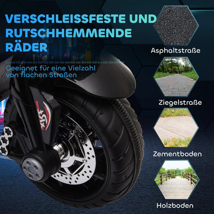 Kids Electric Motorcycle, 3 km/h, Lights & Sounds, Ages 3-5