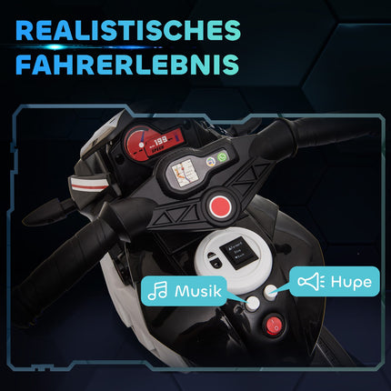 Kids Electric Motorcycle, 3 km/h, Lights & Sounds, Ages 3-5