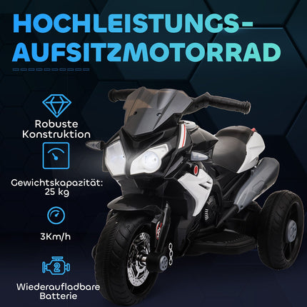 Kids Electric Motorcycle, 3 km/h, Lights & Sounds, Ages 3-5