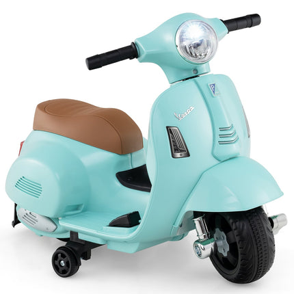 Kids' Electric Motorcycle 6V with LED Headlight, Blue