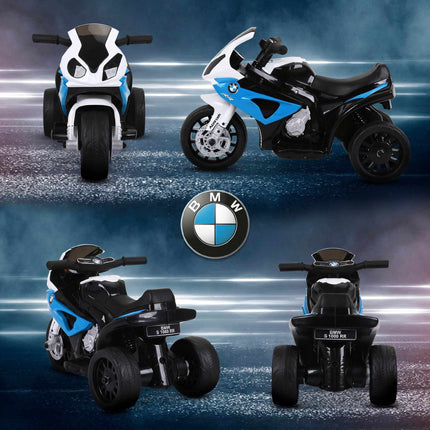 Kids' Electric Motorcycle 6V with Lights & Music, Blue