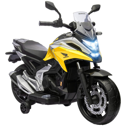 Kids Electric Motorcycle with Training Wheels, 3 km/h Speed