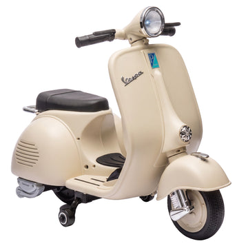 Kids Electric Motorcycle with Training Wheels & Music