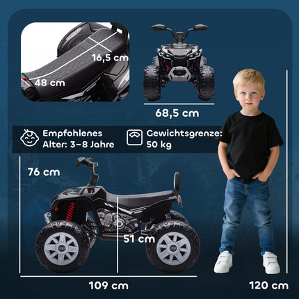 Kids Electric Quad, 24V, 4 Wheels, USB, MP3, 6.5 km/h