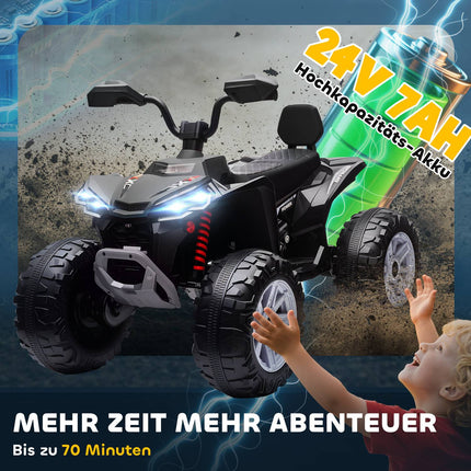Kids Electric Quad, 24V, 4 Wheels, USB, MP3, 6.5 km/h