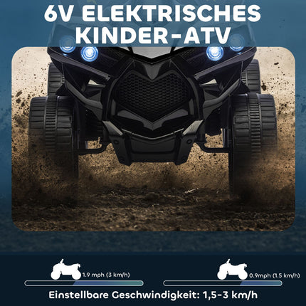 Kids Electric Quad 6V with Forward/Reverse, Music, LED