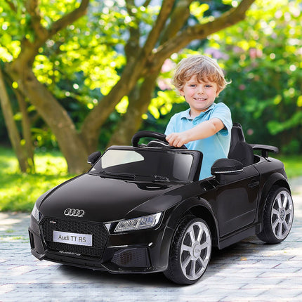 Kids Electric Ride-On Car, Remote Control, USB, Black